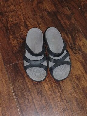 Comfort Slide Sandals - Black